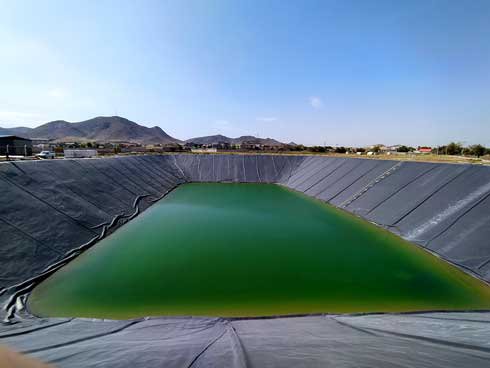 Agricultural water storage pool